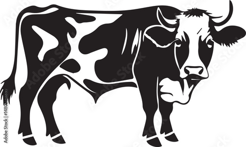 black brush goat and cow set