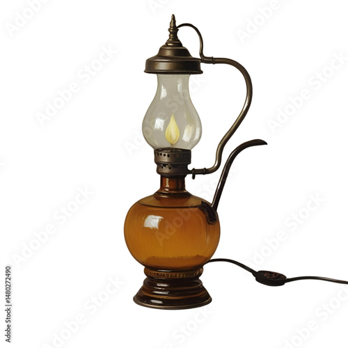 old oil lamp