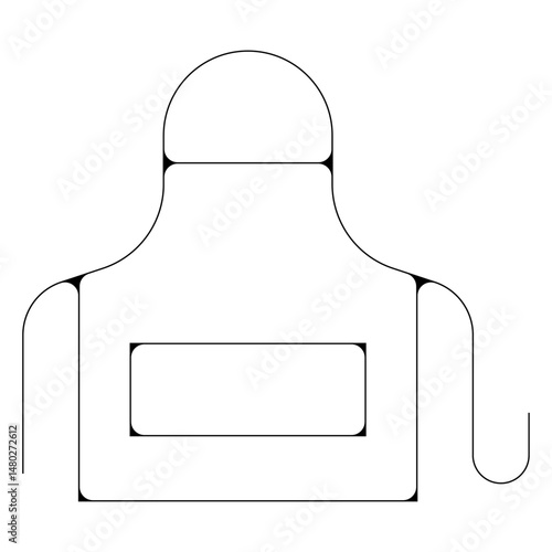tablier cuisine ustensiles cuisine pictogramme icone symbole
