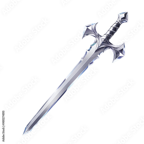 sword isolated on white
