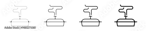 casserole poele cuisson ustensiles cuisine pictogramme icone symbole gras