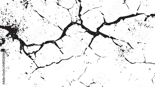 Crack Dusty Grunge Texture Effect