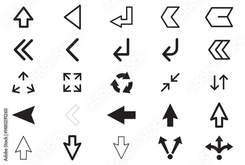 Arrows icons set, modern simple flat black vector pointer signs. Arrow icon set for forward click buttons, web design arrow navigation and apps elements Free Download Arrows icons set, modern simple flat black vector pointer signs. Arrow icon set for forward click buttons, web design arrow navigation and apps elements - GFXLoad