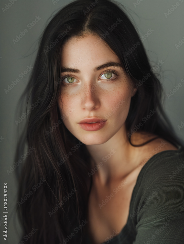 Fototapeta premium A woman named Mia, Instagram influencer model