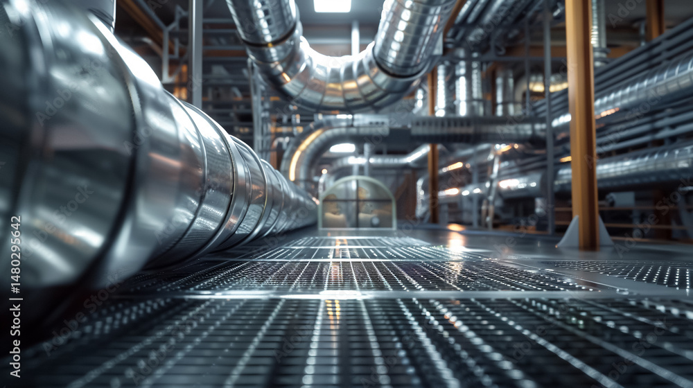 Obraz premium Filtro de aire en industria 