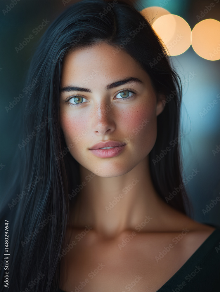 Fototapeta premium A woman named Mia, Instagram influencer model