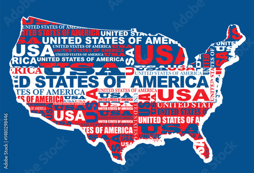 A creatively styled and insightful geographic portrayal of the U.S