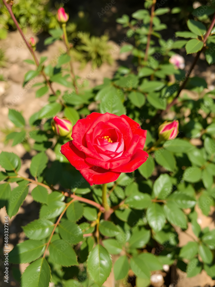Fototapeta premium rosa de las nieves
