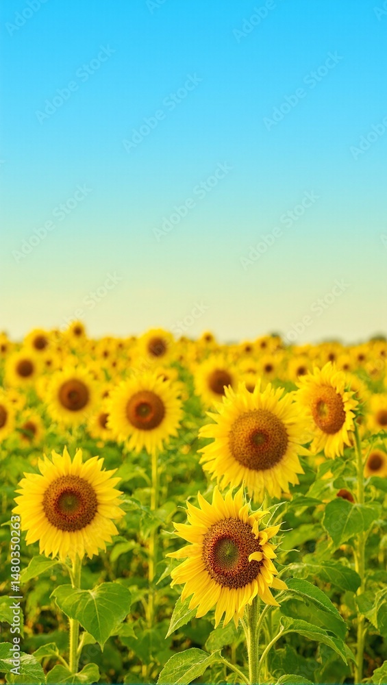 Obraz premium Sunflowers in bloom