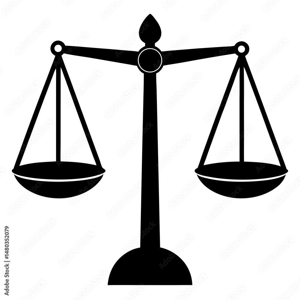 scales of justice isolated scales of justice isolated