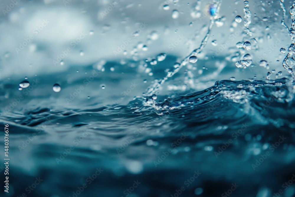 Stunning Water Splash Macro Photography Stunning Water Splash Macro Photography