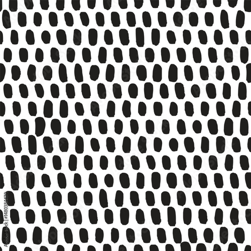 Hand drawn striped seamless pattern with short vertical brushstrokes