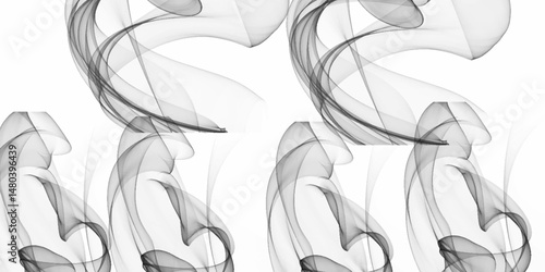 smoke in white background surrealistic, Abstract grey smoke on white background. Explosion dust isolated on white background. abstract art, movement of smoke fire design. light and shadows.	