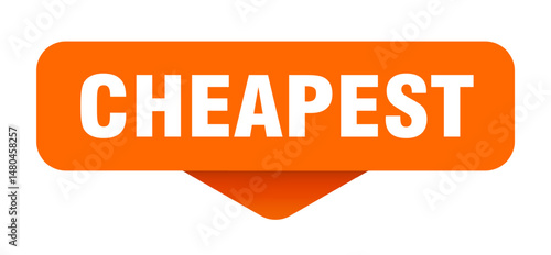 cheapest sticker. cheapest sign on transparent background