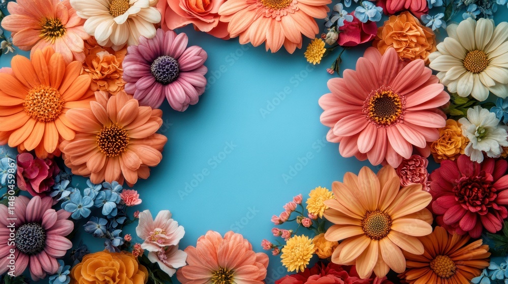 Colorful flower arrangement Colorful flower arrangement