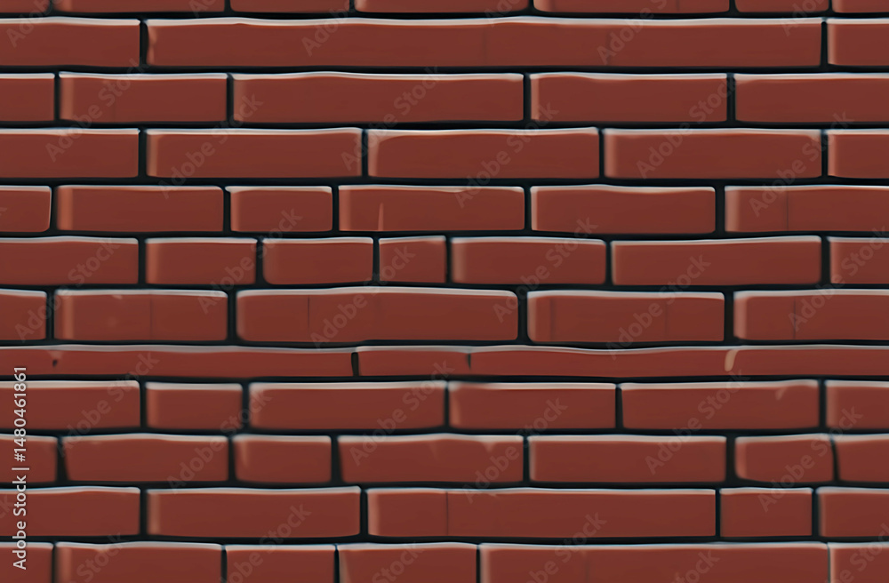 Obraz premium red brick wall background
