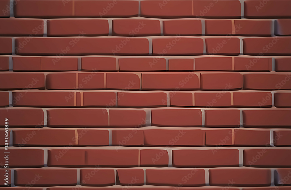 Obraz premium red brick wall background