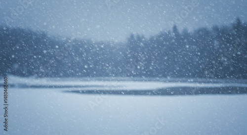 Wallpaper Mural Frost texture on glass with sunlight, abstract winter chill Torontodigital.ca