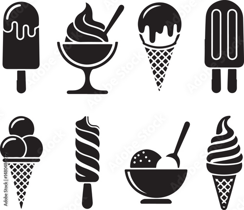 “Ice Cream SVG Bundle | Cute Cones, Popsicles & Dessert Clipart for Summer Crafts & Stickers”

“Sweet Treats Vector Pack | Ice Cream Silhouettes & Doodles for T-Shirts, Menus & Printables”

“Ice Cream