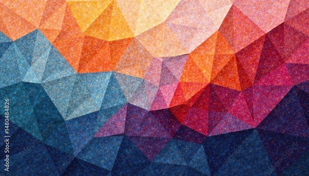 Fototapeta premium Abstract geometric shapes, muted tones create calming, modern textile pattern , shape, surface, house