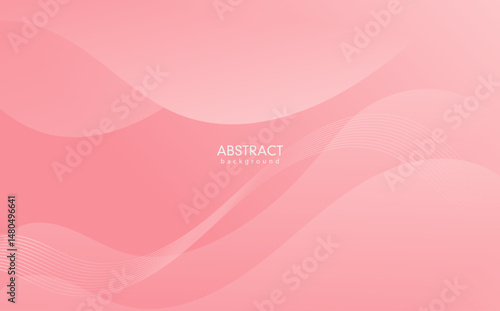 abstract pink background with waves