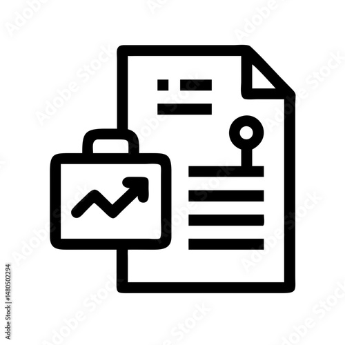 Portfolio Prioritization Icon: Business Growth Strategy