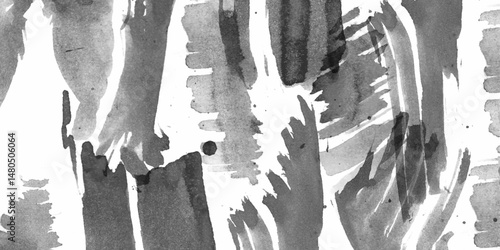 Abstract Brushstrokes: A monochrome piece showcasing a dynamic interplay of brushstrokes, evoking a sense of artistic expression and creative flair. Design