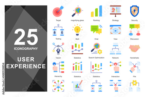 Covers coding, switching systems, and UX technical support icons.
