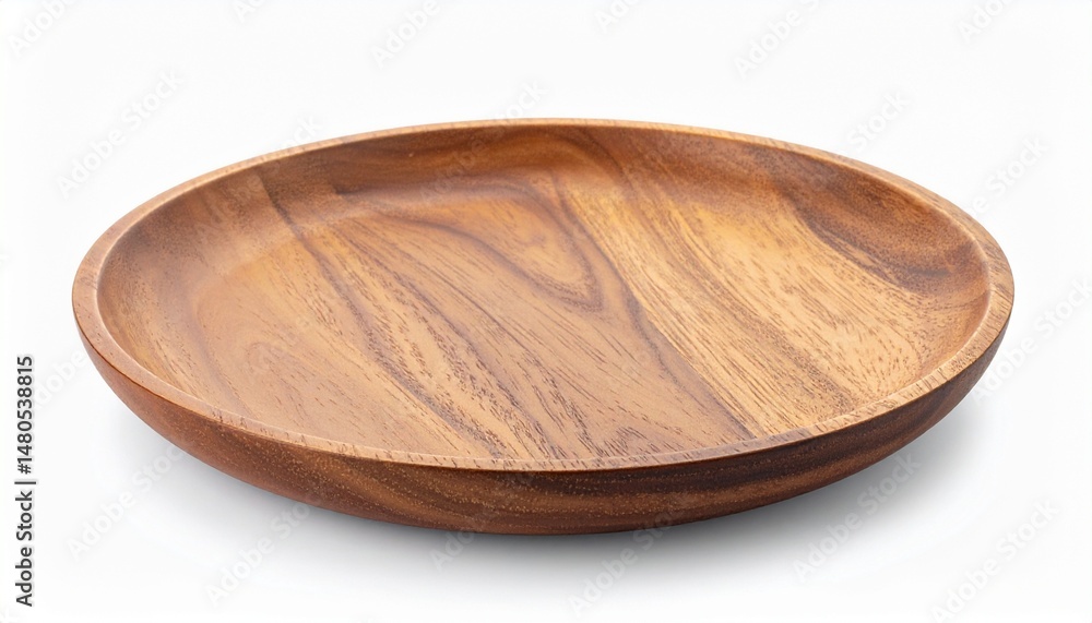 wooden bowl on a white background wooden bowl on a white background