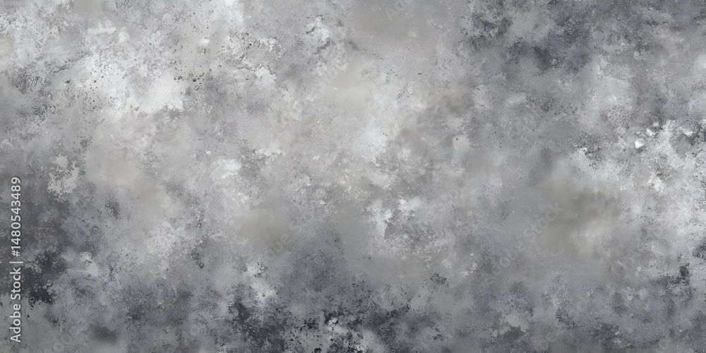 Obraz premium Abstract Gray Texture Cloudy Sky, Concrete Surface, Faint World