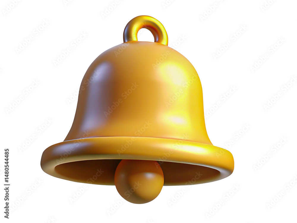 3D Yellow and Blue Bell Icon – Realistic Notification Alert Symbol, Alarm Reminder Graphic for Mobile App, Website UI, and Digital Interface Isolated on White Background 3D Yellow and Blue Bell Icon – Realistic Notification Alert Symbol, Alarm Reminder Graphic for Mobile App, Website UI, and Digital Interface Isolated on White Background