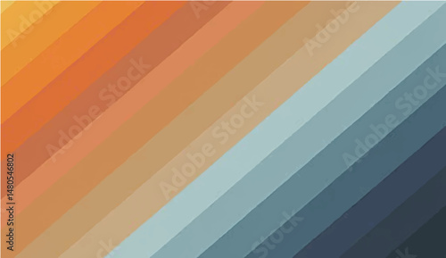 Colorful striped abstract background with retro textured design