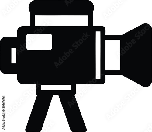 camcorder icon vector illustration