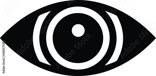 Eye Visibility Icon Vector Illustration