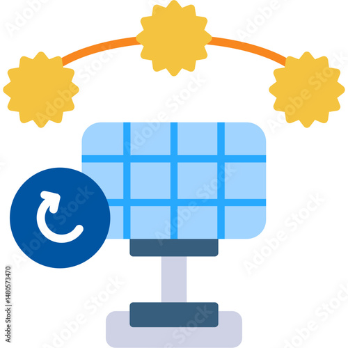 Solar Tracker Icon