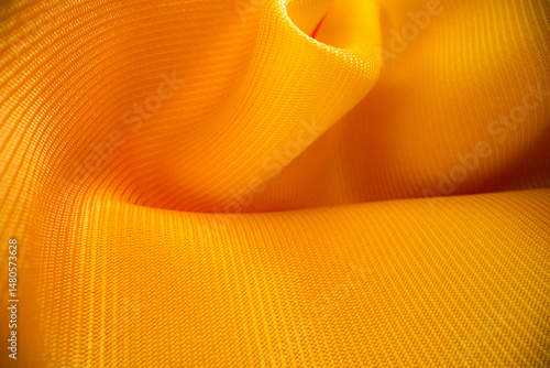 Obraz na plátne yellow acetate fabric textured background