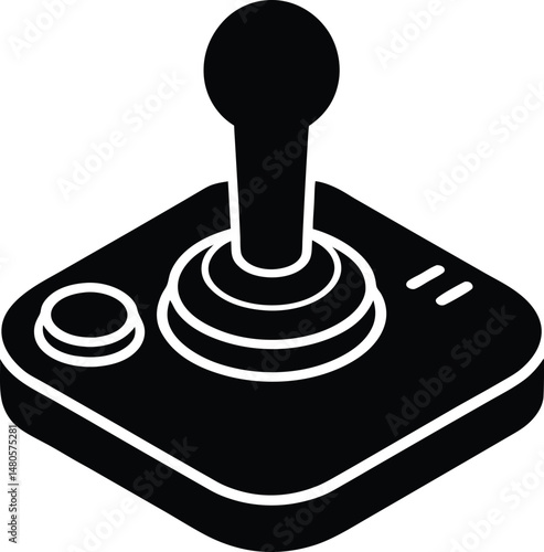 joystick gaming icon vector illustration