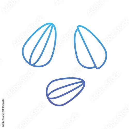 Sunflower Seeds Vector icon