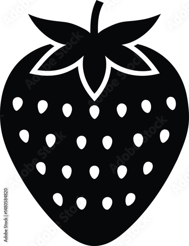 strawberry icon vector illustration