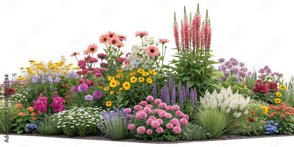 Obraz premium spring flowers in a garden