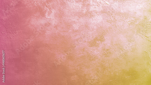 A close up of a pink wall with a blurred background, featuring shades of magenta and peach.  pink grungy background or texture