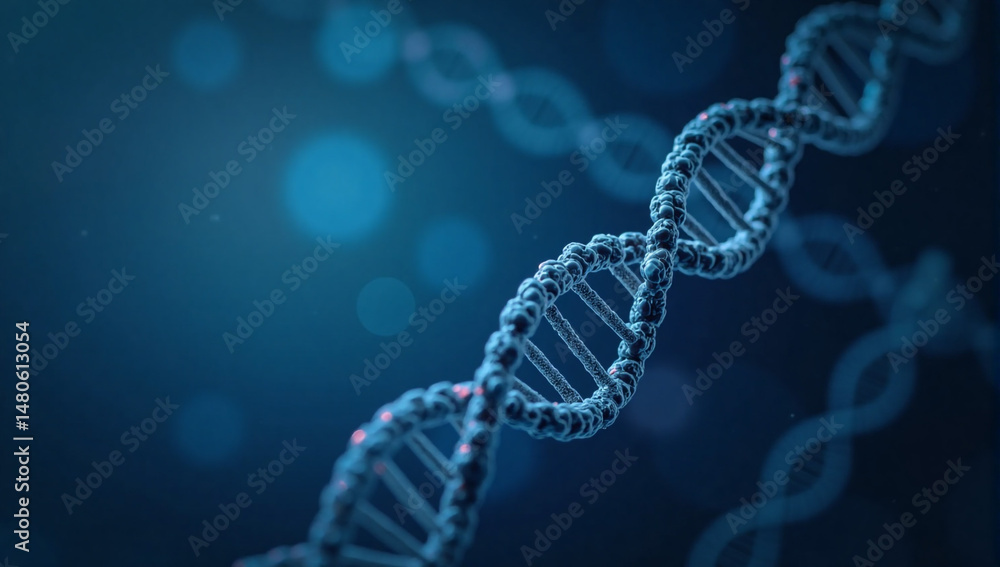 dna helix on blue background dna helix on blue background