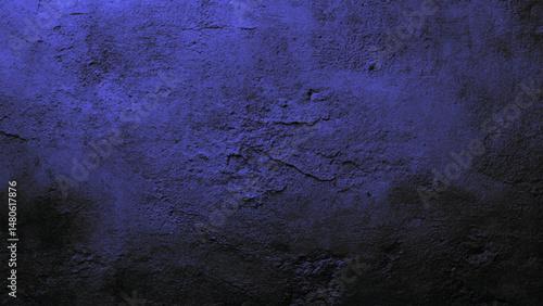 The texture of the old concrete hair cladding that was used as the design and text background. Abstract dark blue textured background with a soft, painterly effect, ideal for design or artistic projec