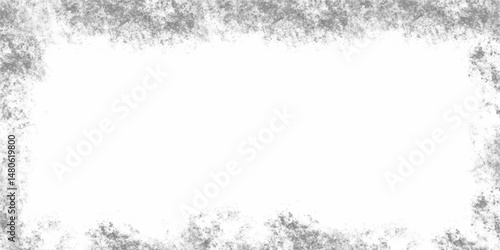 Gunge white abstract monochromia distressed texture background. Abstract grunge background of black and white paper texture. Old grainy overlay with gradient on white backdrop. Retro design template.