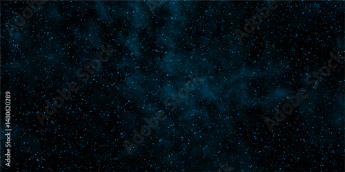 Blue stone grain background with copy space. Graphics design and web design, old style dark blue grunge texture. Watercolor painted mottled blue background with vintage marbled textured. 