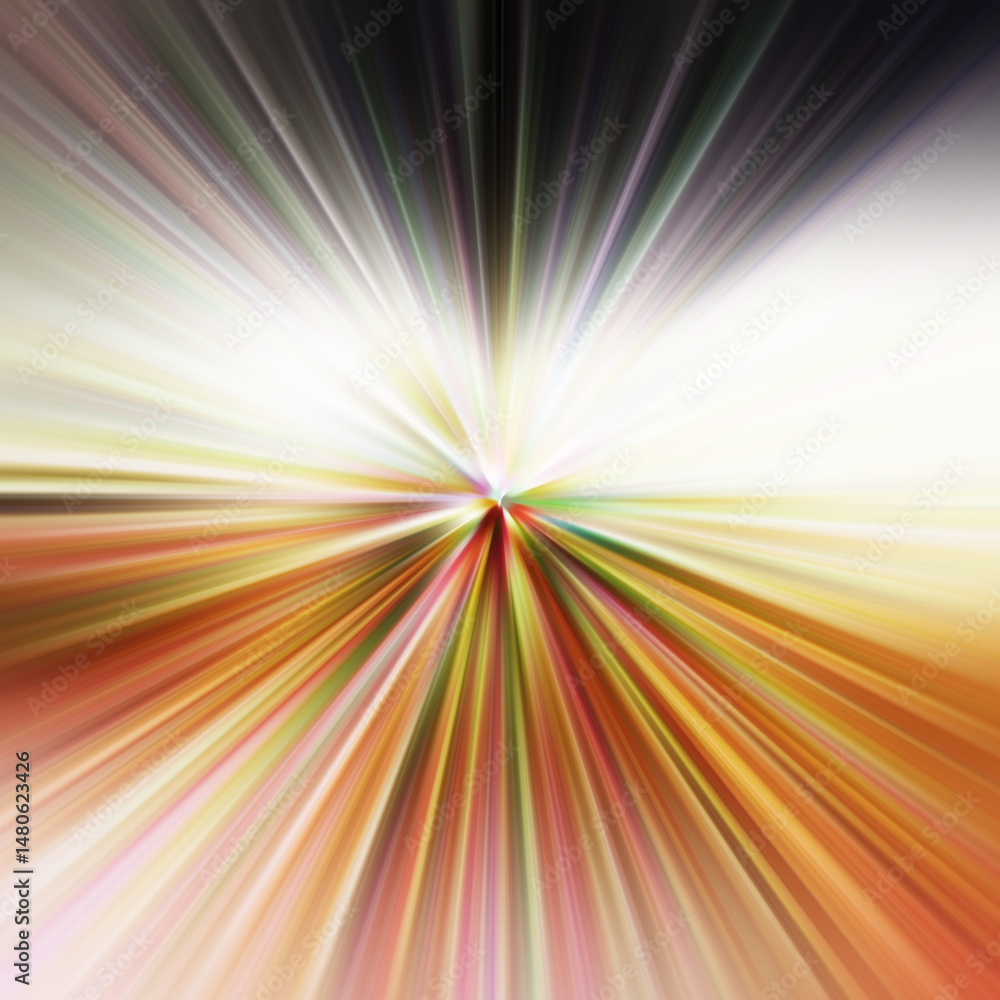 Fototapeta premium Colorful zoom motion effect. Abstract background. Color lines. Colored texture backdrop and banner. Multi color gradient pattern and textured wallpaper.