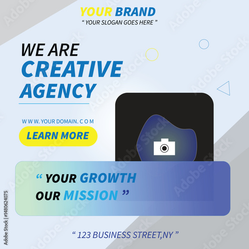 Creative Agency Social Media Banner Template