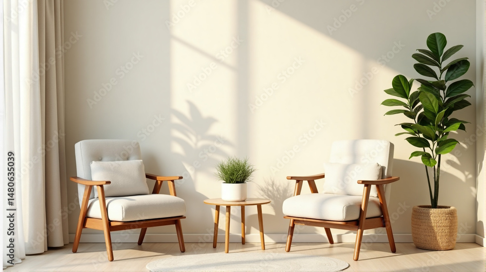 Fototapeta premium living room interior