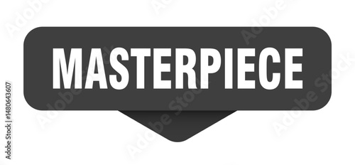 masterpiece sticker. masterpiece sign on transparent background