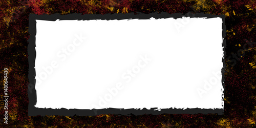 grunge frame for your design. faded grunge design with rustic look. Black and red grunge texture .	